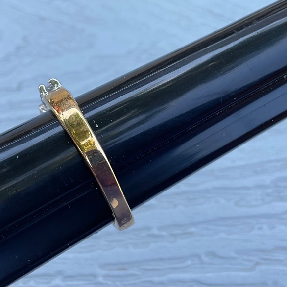 Lindberg Cubic Zirconia Ring Vintage Size 10 14k HGE Lind - Picture 2 of 10